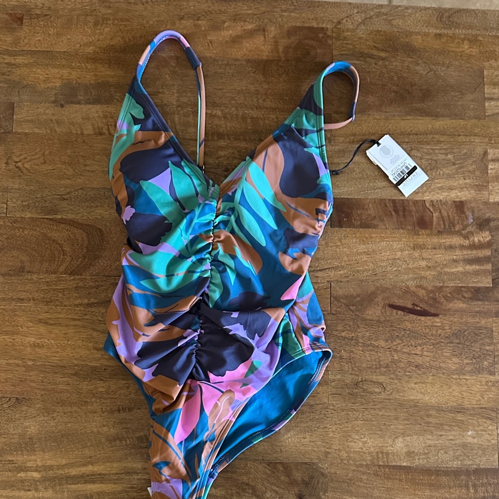 Shade & Shore Multicolor Kids Swim One Piece
